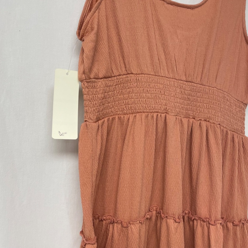 Mid-Length Dress Peach Orange RD Style Women’s Size Medium NEW - Picture 10 of 14